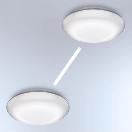 Steinel 035440 - Светодиодный уличный потолочный светильник с датчиком QUATTRO LED/10W/230V IP54
