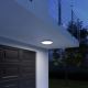 Steinel 035440 - Светодиодный уличный потолочный светильник с датчиком QUATTRO LED/10W/230V IP54