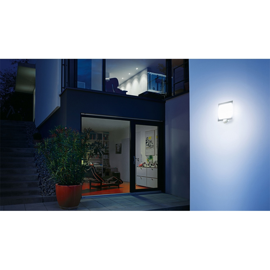 STEINEL 035693 - Уличный настенный светильник с датчиком L20 1xE27/60W/230V IP44