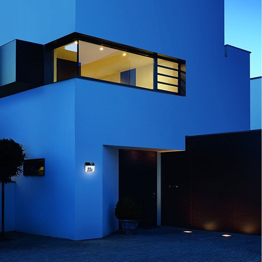 STEINEL 035730 - Світлодіодний сонячний номер будинку XSolar LH-N LED/0,03W IP44 2500 mAh