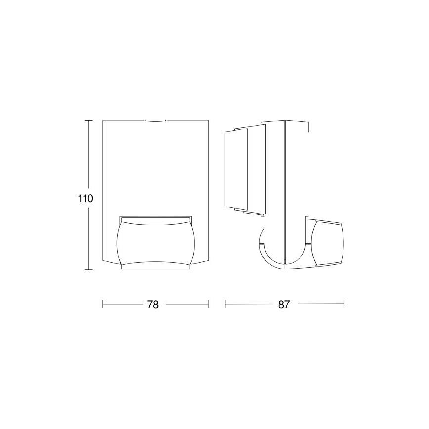 Steinel 035761 - Уличный инфракрасный датчик IS 130-2 антрацит IP54