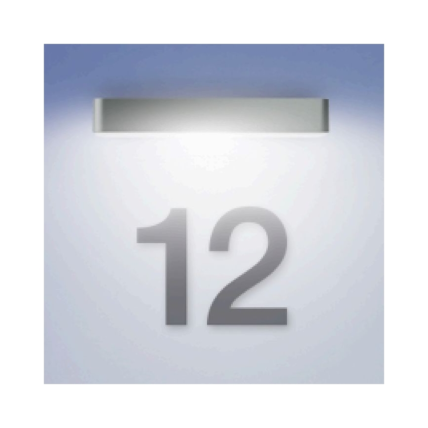 Steinel 052966 - Светодиодный солнечный настенный светильник XSolar SOL-O LED/0,07W 2000mAh IP44 антрацит