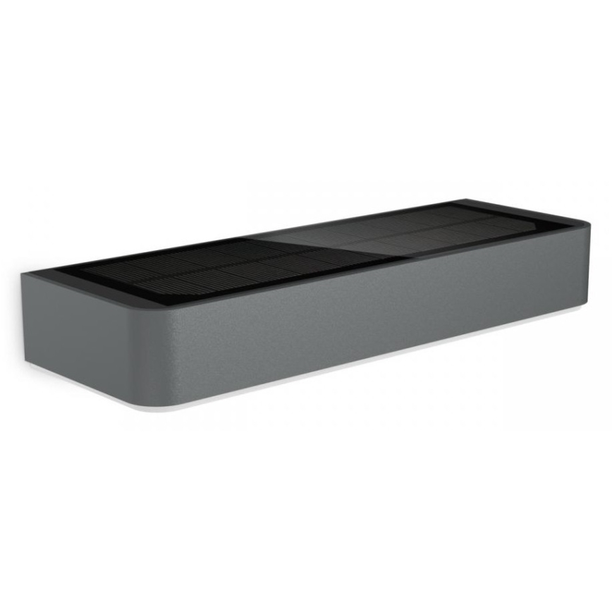 Steinel 052966 - Настінний LED світильник на сонячній батареї XSolar SOL-O LED/0,07W 2000mAh IP44 антрацит