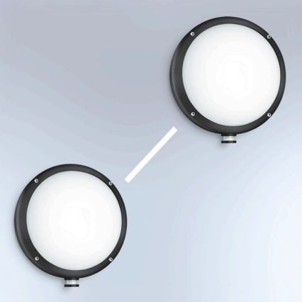 STEINEL 053079 - LED Вуличний настінний світильник з датчиком L330 LED/9W/230V 3000K IP44