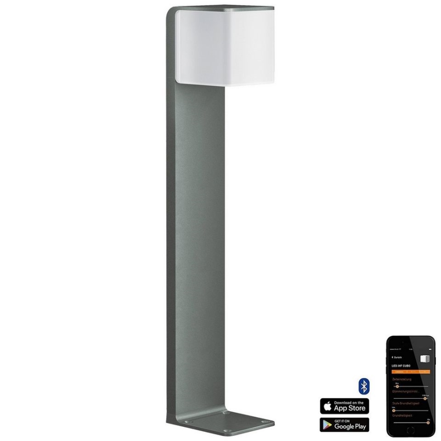 Steinel 055479 - Вулична LED лампа з регулюванням яскравості з датчиком CUBO LED/9,5W/230V IP44 антрацит