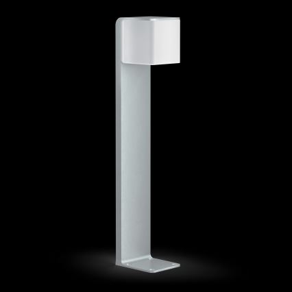 Steinel 055486 - Світлодіодний вуличний світильник з датчиком CUBO LED/9,5W/230V IP44 срібний