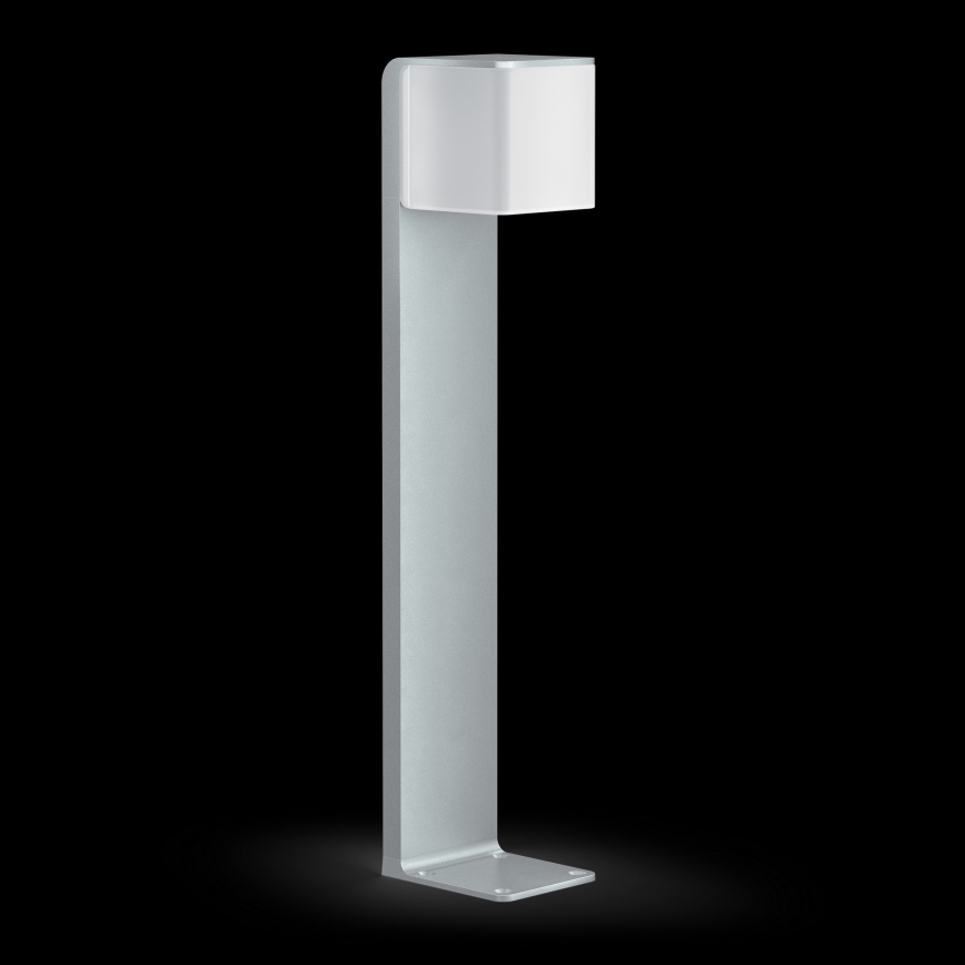 Steinel 055486 - Світлодіодний вуличний світильник з датчиком CUBO LED/9,5W/230V IP44 срібний