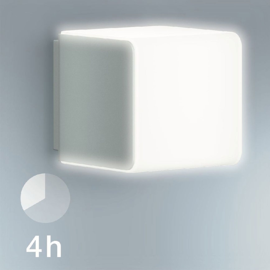 Steinel 055509 - Вуличний світлодіодний світильник з датчиком L 830 LED/9,5W/230V IP44 срібний
