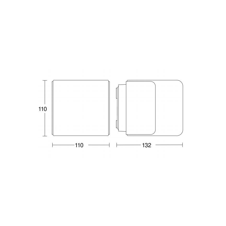 Steinel 055523 - Светодиодный уличный светильник с датчиком движения L 835 LED/9,5W/230V IP44