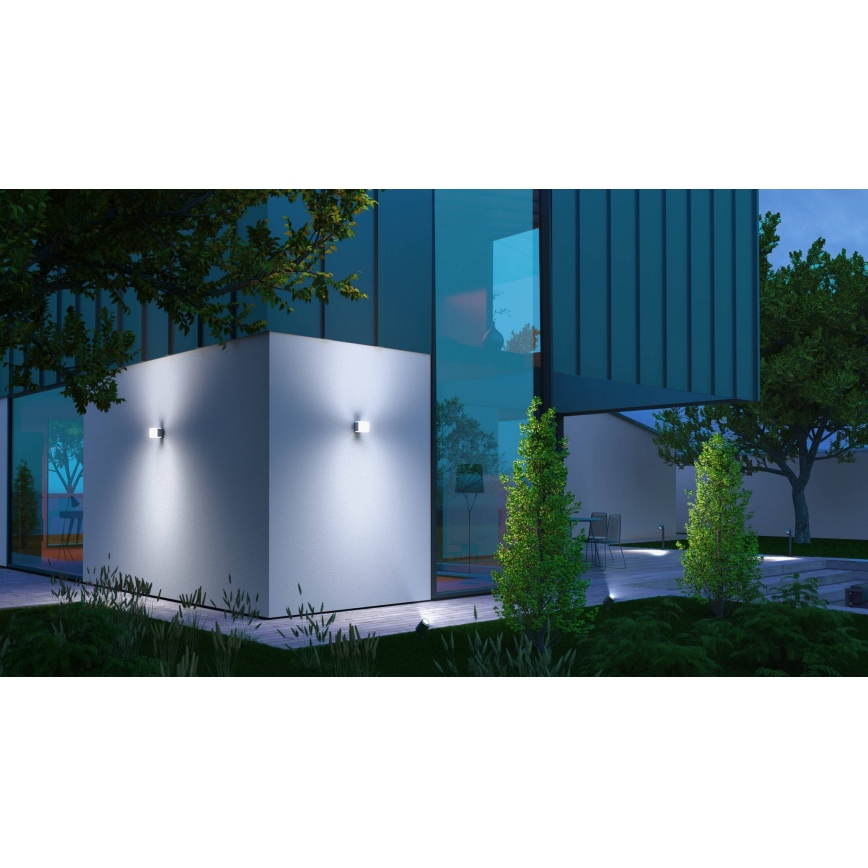 Steinel 055523 - Вуличний світлодіодний світильник з датчиком L 835 LED/9,5W/230V IP44 срібний