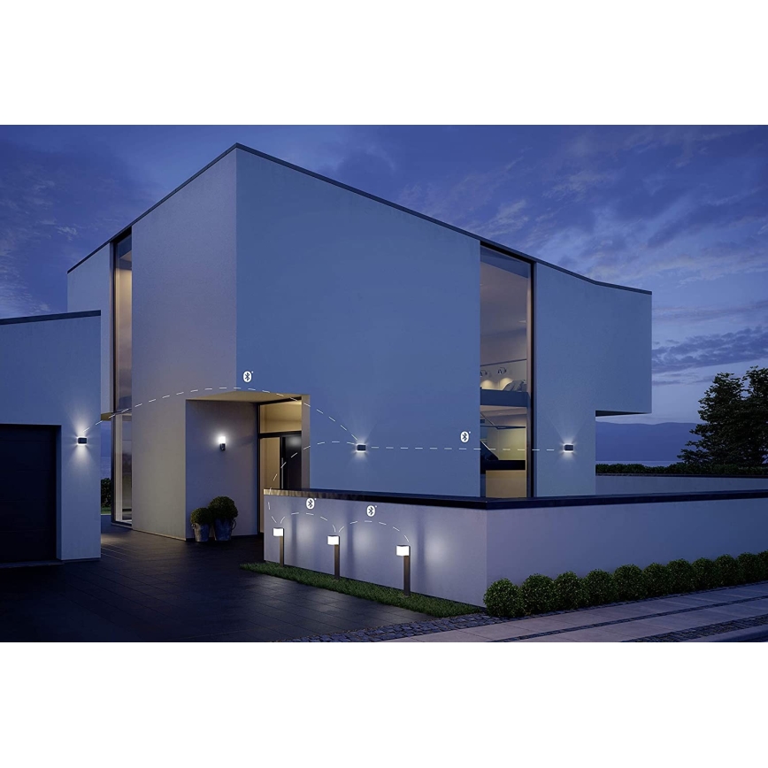 Steinel 055523 - Вуличний світлодіодний світильник з датчиком L 835 LED/9,5W/230V IP44 срібний