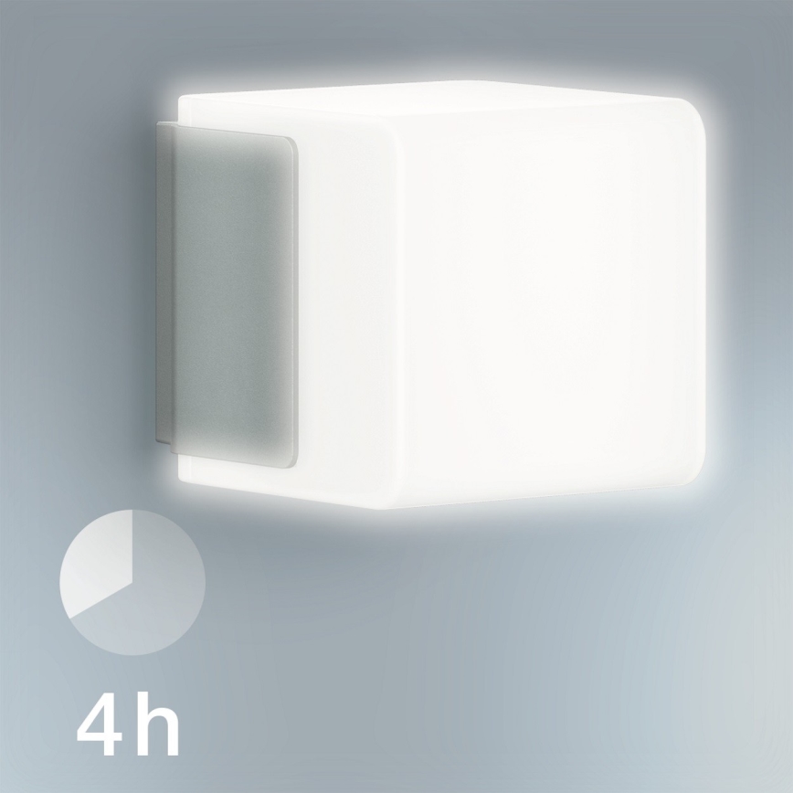 Steinel 055523 - Вуличний світлодіодний світильник з датчиком L 835 LED/9,5W/230V IP44 срібний