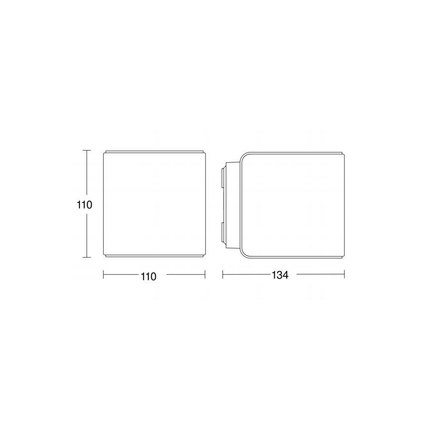 Steinel 055530 - Вуличний світлодіодний світильник з датчиком L 840 LED/9,5W/230V IP44 антрацит