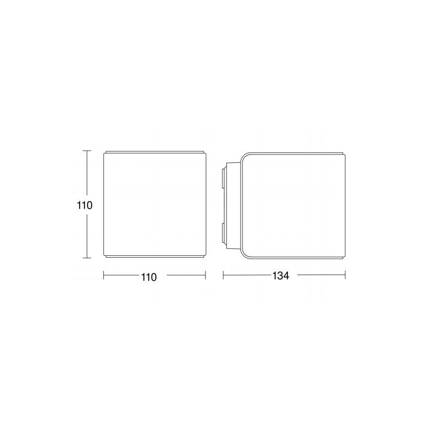 Steinel 055547 - Светодиодный уличный светильник с датчиком L 840 LED/9,5W/230V IP44