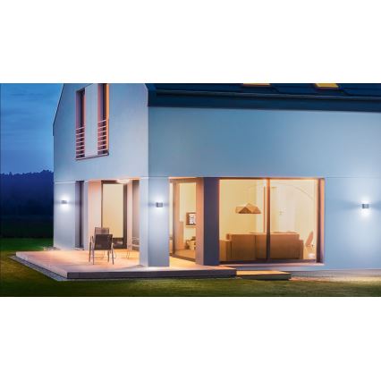 Steinel 055547 - Вуличний світлодіодний світильник з датчиком L 840 LED/9,5W/230V IP44 срібний