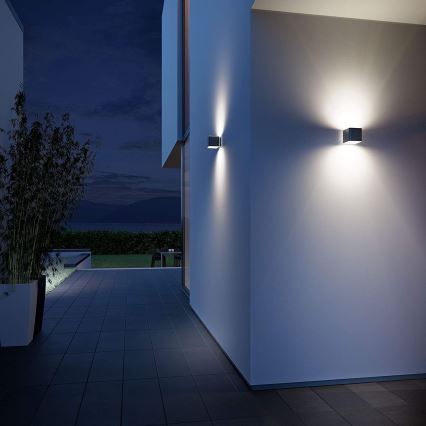 Steinel 055547 - Вуличний світлодіодний світильник з датчиком L 840 LED/9,5W/230V IP44 срібний