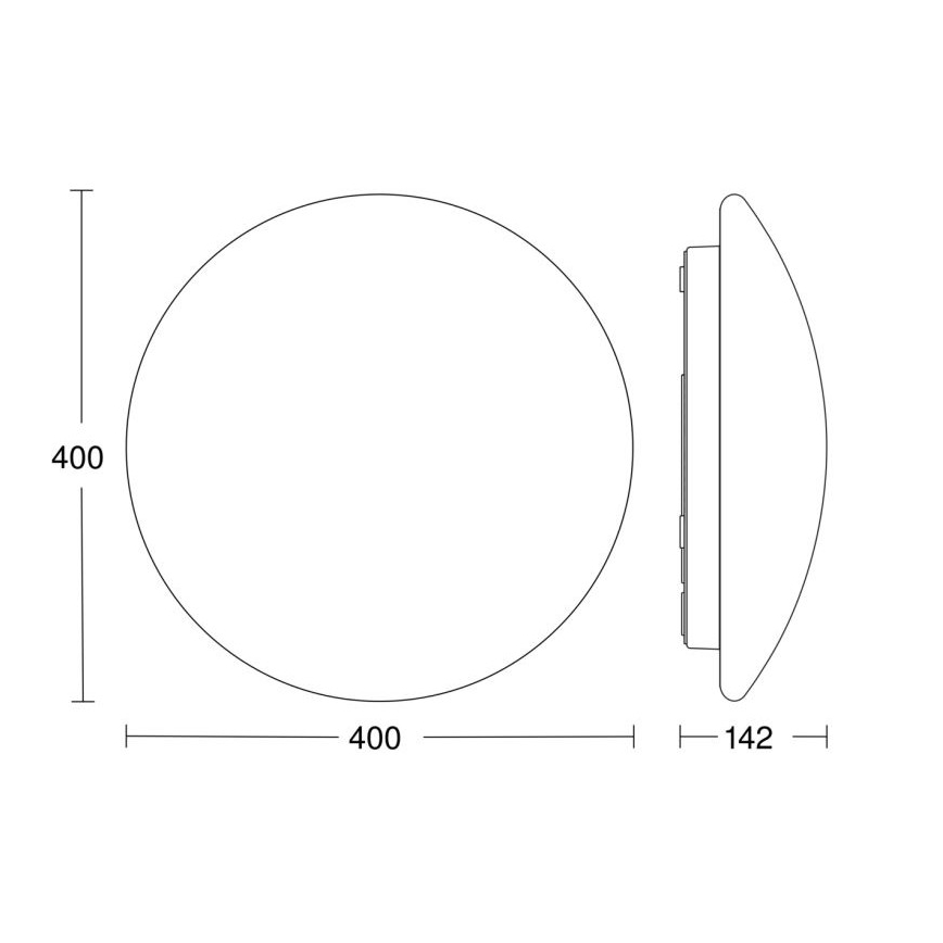Steinel 056131 - Светодиодный потолочный светильник для ванной комнаты RS PRO LED P3 LED/19,5W/230V IP54 3000K