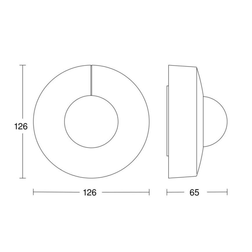 Steinel 057251 - Датчик руху IS 3360 DALI-2 IP54 круглий білий