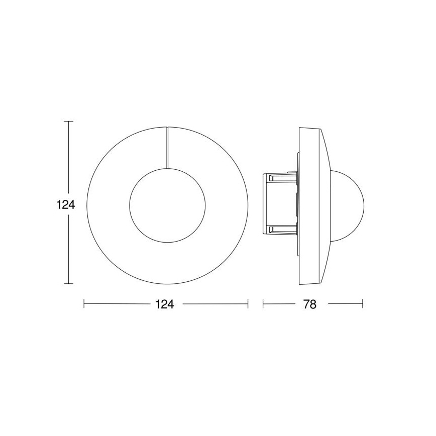 Steinel 057268 - Датчик движения IS 3360 DALI-2 IP20 круглый белый
