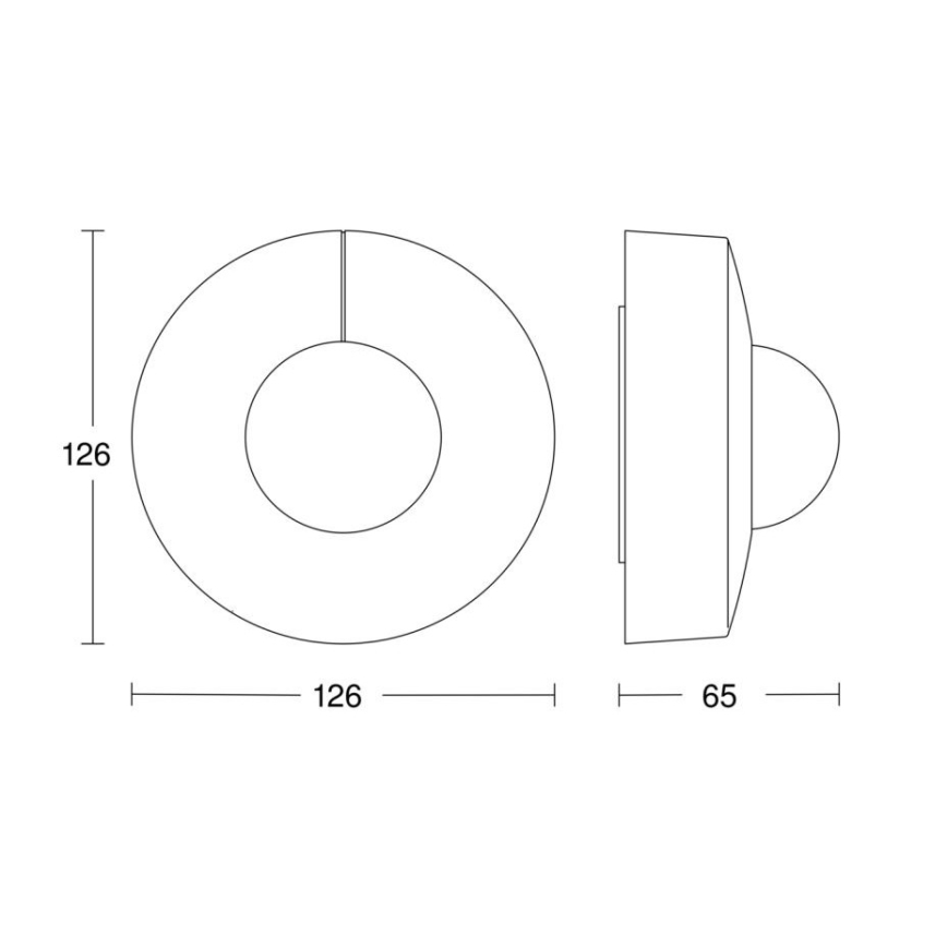 Steinel 057299 - Датчик руху IS 345 DALI-2 IPD IP54 круглий білий