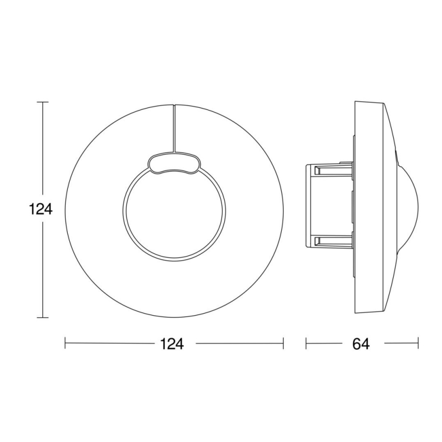 Steinel 057343 - Датчик движения HF 3360 DALI-2 IP20 круглый белый