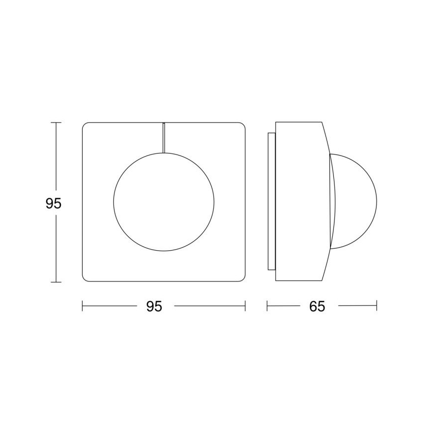 Steinel 057350 - Датчик руху IS 3180 DALI-2 IPD IP54 білий