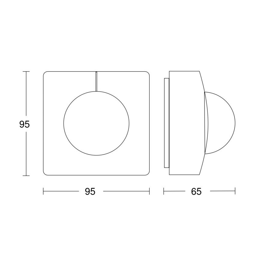 Steinel 057398 - Датчик руху IS 345 MX Highbay DALI-2 IP54 білий