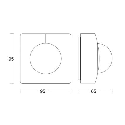 Steinel 057398 - Датчик движения IS 345 MX Highbay DALI-2 IP54 белый