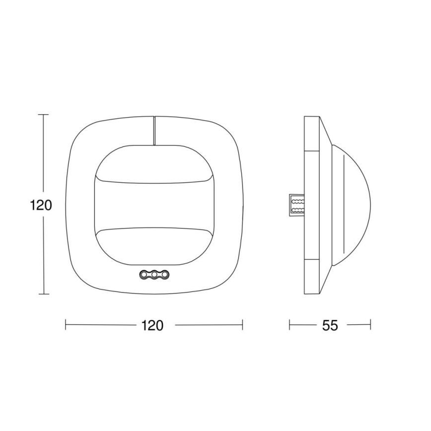 Steinel 057459 - Датчик присутності Dual HF DALI-2 білий