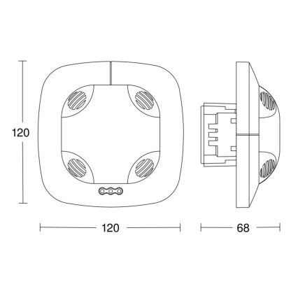 Steinel 057473 - Датчик присутствия DualTech DALI-2 белый