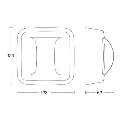 Steinel 058012 - Датчик присутствия Hallway DALI-2 APC IP54 белый