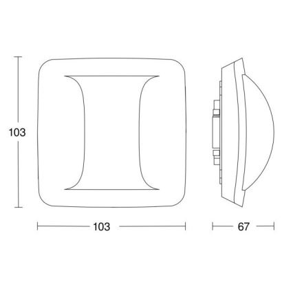 Steinel 058036 - Датчик присутствия Hallway KNX белый