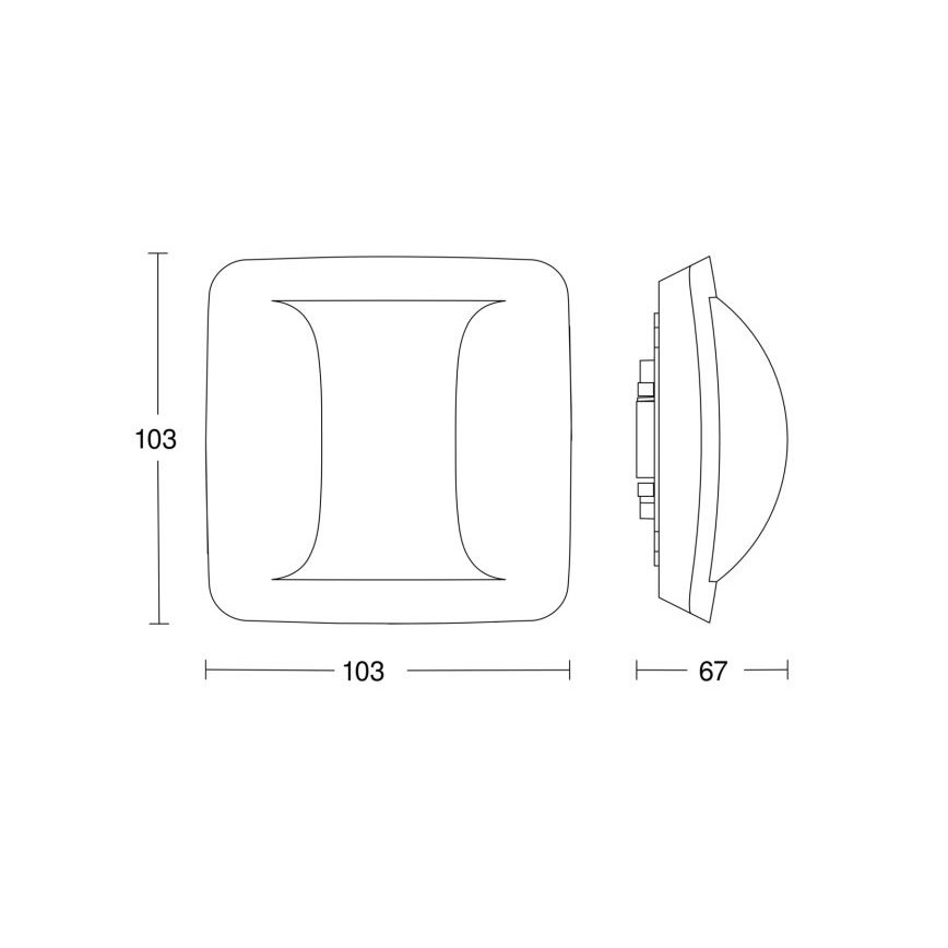 Steinel 058036 - Датчик присутствия Hallway KNX белый