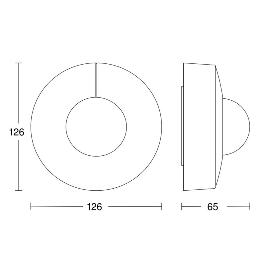 Steinel 058272 - Датчик руху IS 345 V3 KNX IP54 круглий білий