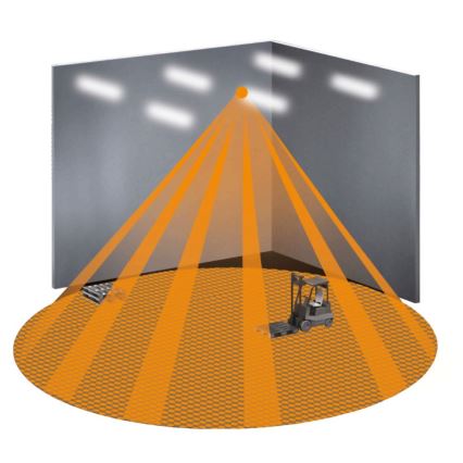 Steinel 058364 - Датчик руху IS 3360 MX Highbay V3 KNX IP54 квадратний білий