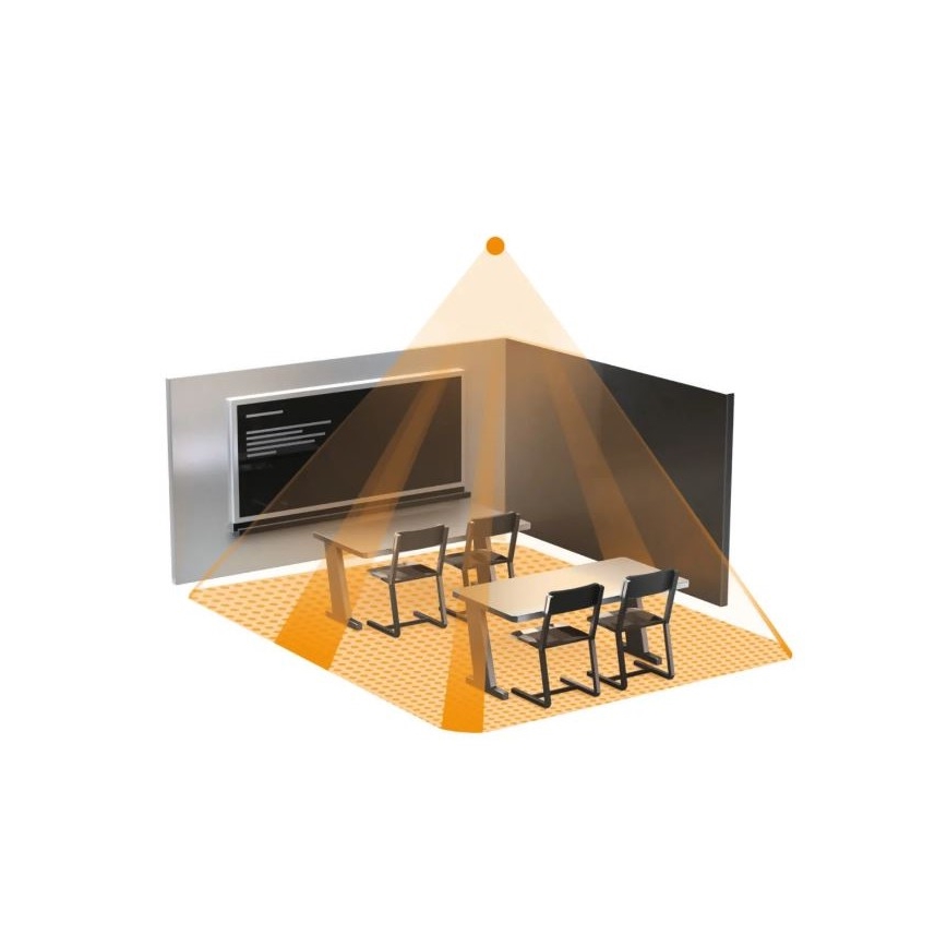 Steinel 058487 - Датчик присутствия IR Quattro 8м V3 KNX белый