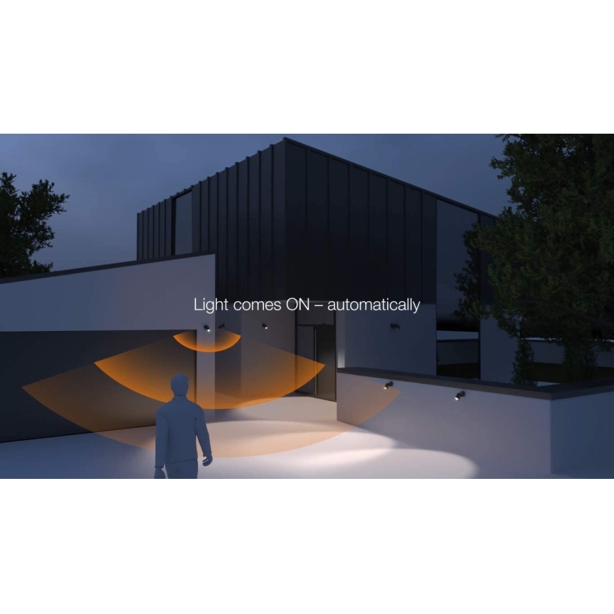 STEINEL 058630 - Вуличний настінний LED світильник з датчиком SPOT ONE 1xGU10/7W/230V IP44