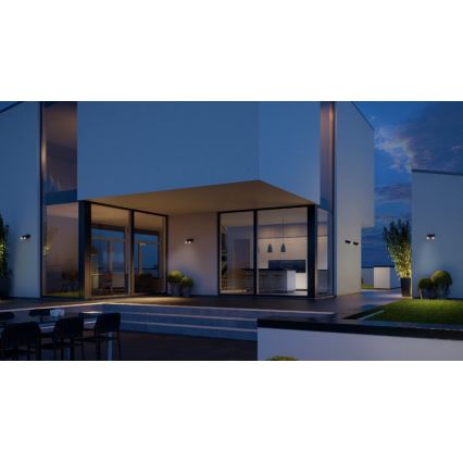 Steinel 058647 - Вуличний світильник з датчиком SPOT DUO 2xGU10/7,5W/230V IP44