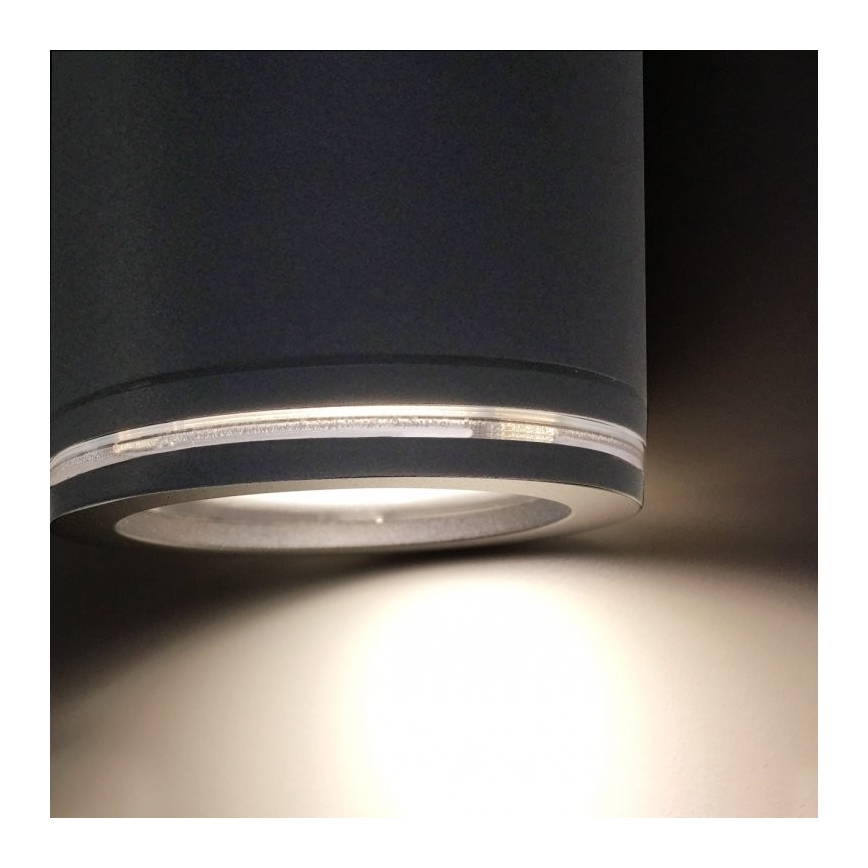 Steinel 058647 - Вуличний світильник з датчиком SPOT DUO 2xGU10/7,5W/230V IP44