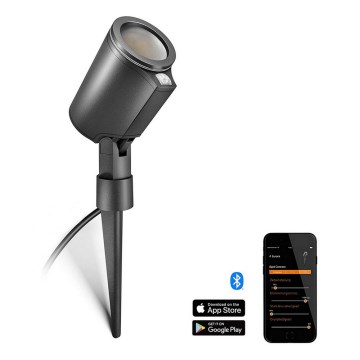 STEINEL 058685 - Светодиодная уличная лампа с датчиком SPOT GARDEN 1xGU10/7W/230V IP44