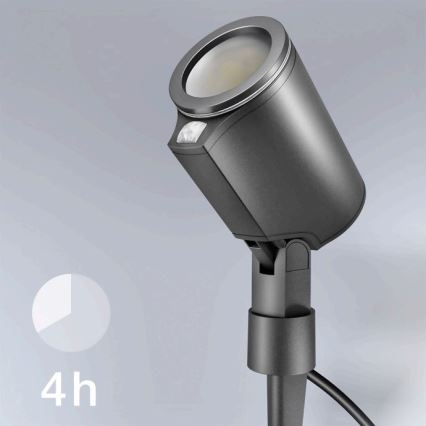STEINEL 058685 - Светодиодная уличная лампа с датчиком SPOT GARDEN 1xGU10/7W/230V IP44