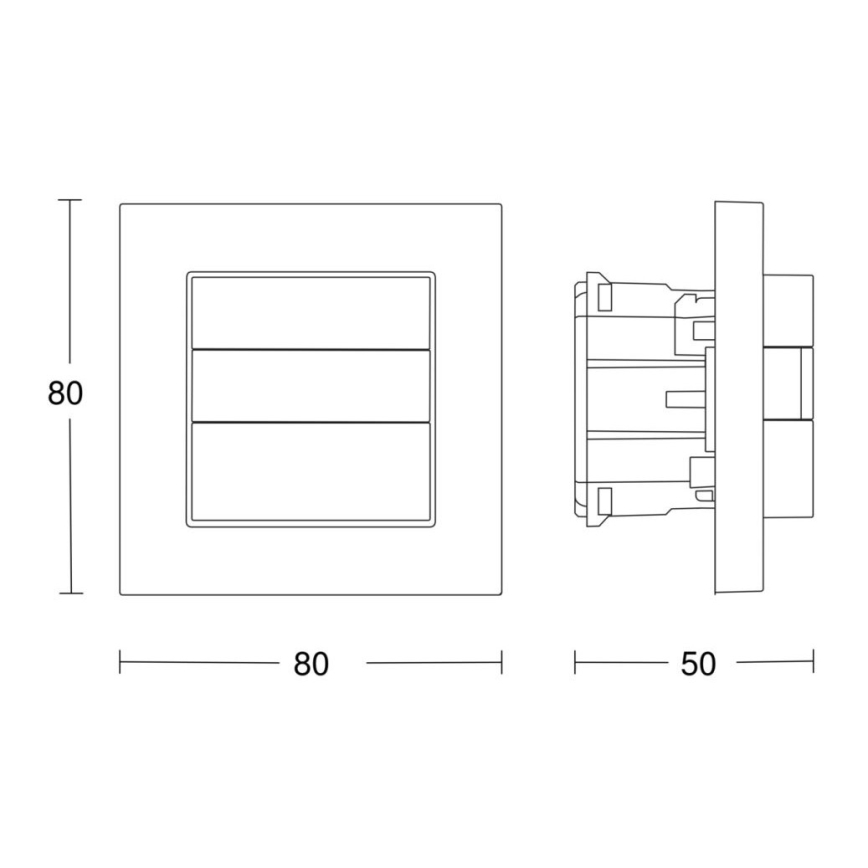 Steinel 059460 - Датчик руху HF 180 KNX білий