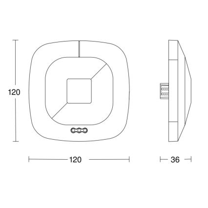 Steinel 059484 - Датчик присутствия HF 360 V3 KNX белый