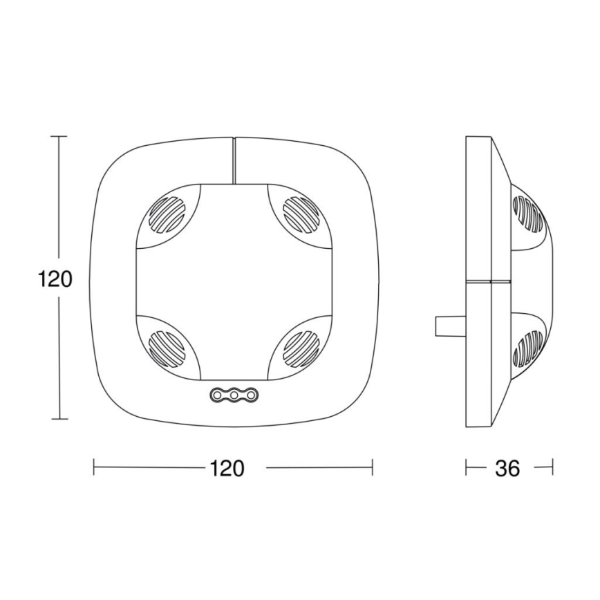 Steinel 059514 - Датчик присутствия US 360 KNX белый