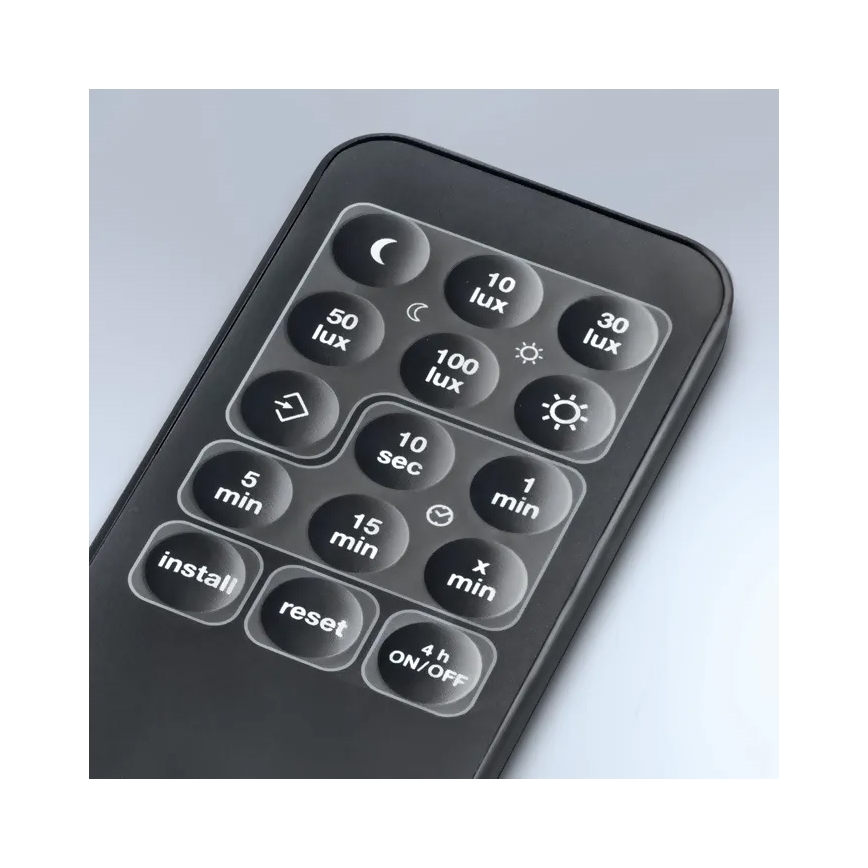 Steinel 059538 - Датчик руху SensIQ IP54 чорний + дистанційне керування