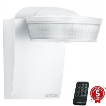 Steinel 059576 - Датчик руху SensIQ IP54 білий + дистанційне керування