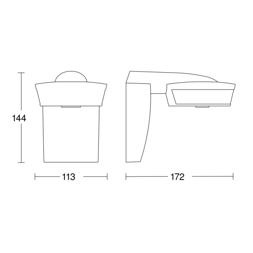 Steinel 059576 - Датчик руху SensIQ IP54 білий + дистанційне керування