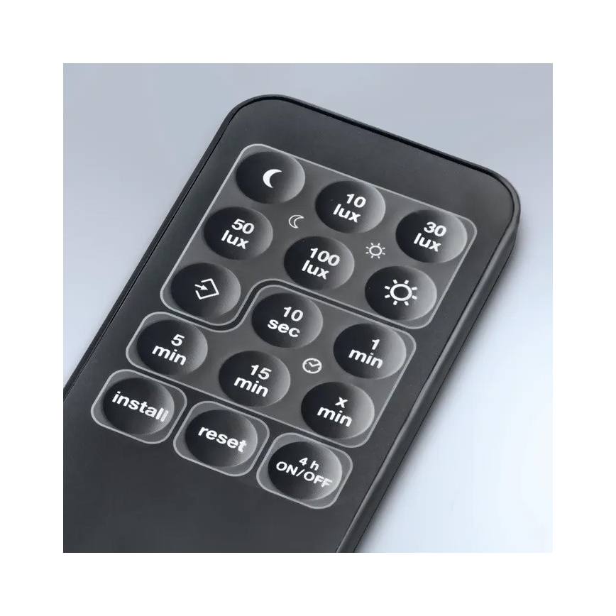 Steinel 059606 - Датчик движения SensIQ S IP54 черный + дистанционное управление