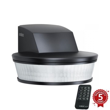Steinel 059606 - Датчик руху SensIQ S IP54 чорний + дистанційне керування