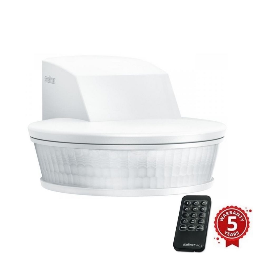 Steinel 059613 - Датчик движения SensIQ S IP54 белый + дистанционное управление